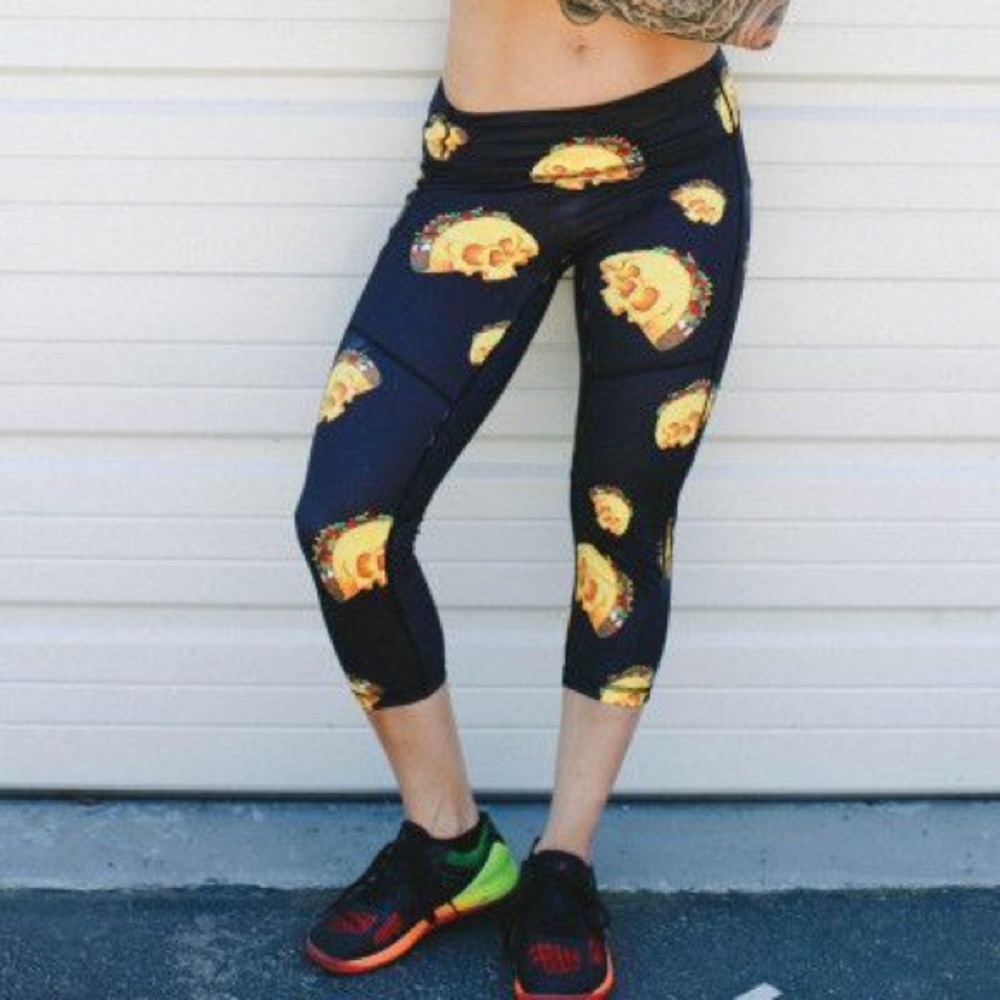 Beast Worx taco skull Capri size small